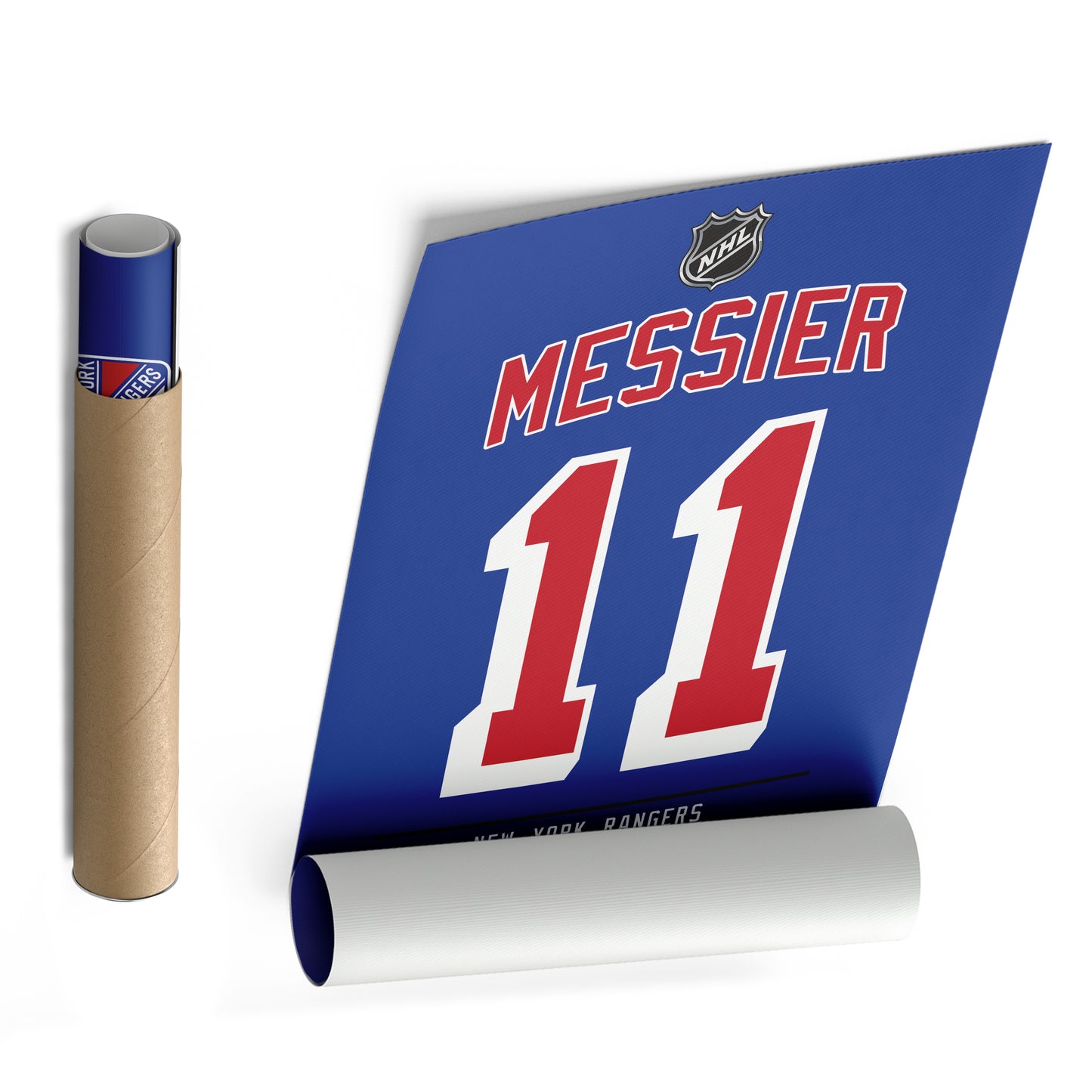 Mark Messier Rangers Jersey Canvas Print | Wall Art Decor