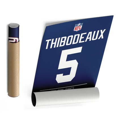 Kayvon Thibodeaux New York Giants Jersey Canvas Wall Art