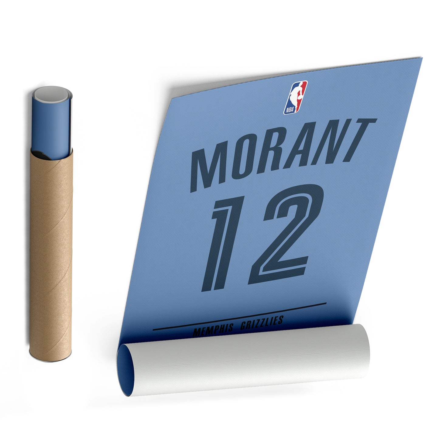 Ja Morant Grizzlies Jersey Canvas Print | Wall Art Decor