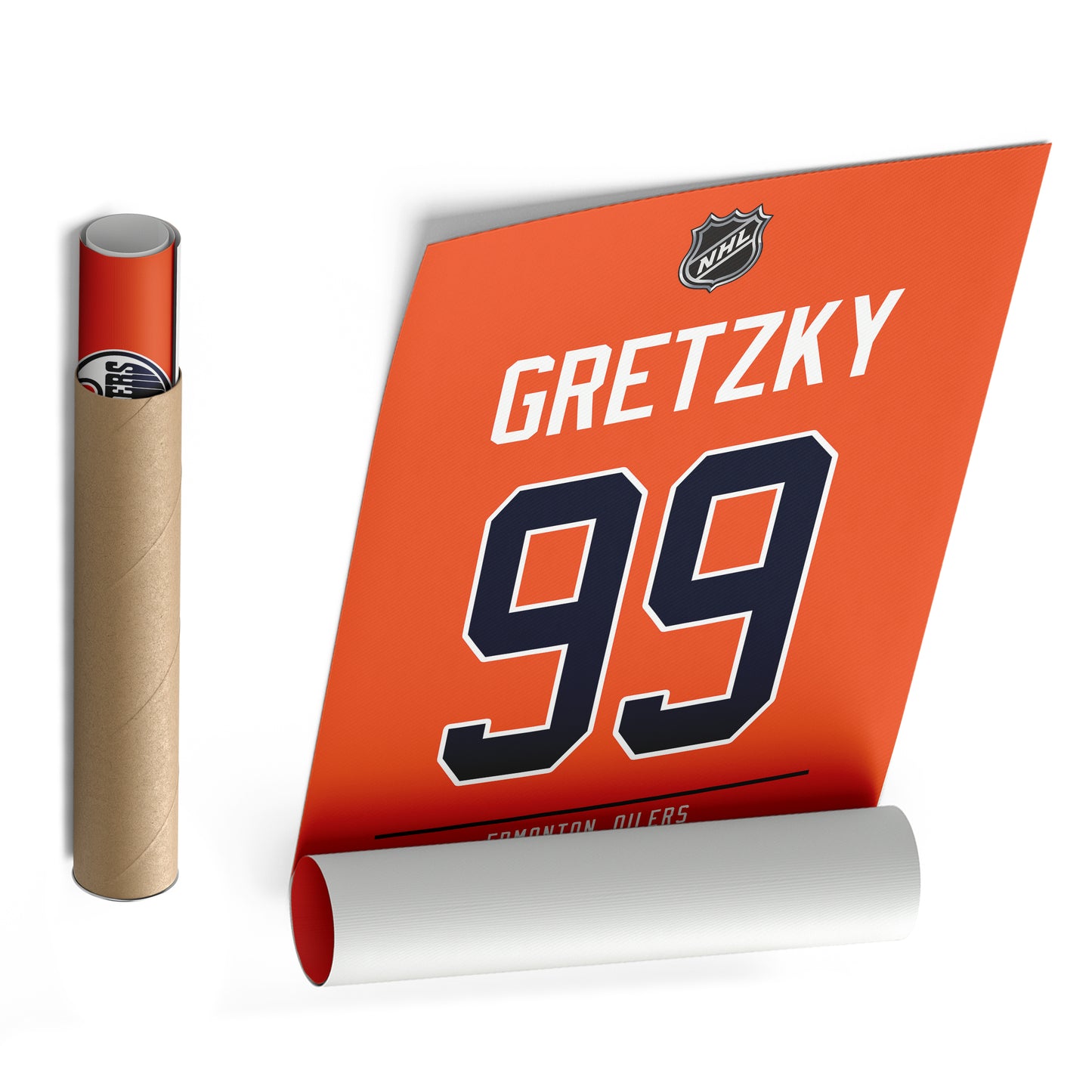 Wayne Gretzky Oilers Jersey Canvas Print | Wall Art Decor