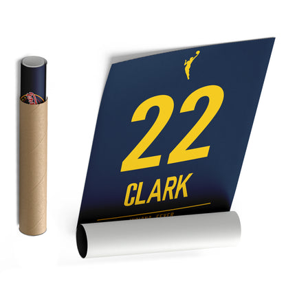 Caitlin Clark Indiana Fever Jersey Canvas Wall Art