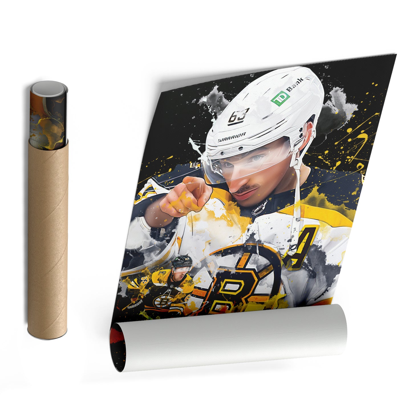 Brad Marchand Boston Bruins Canvas Print | NHL Hockey Wall Art