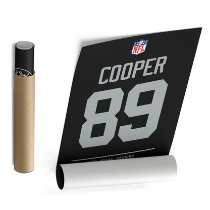 Amari Cooper Las Vegas Raiders Jersey Canvas Wall Art