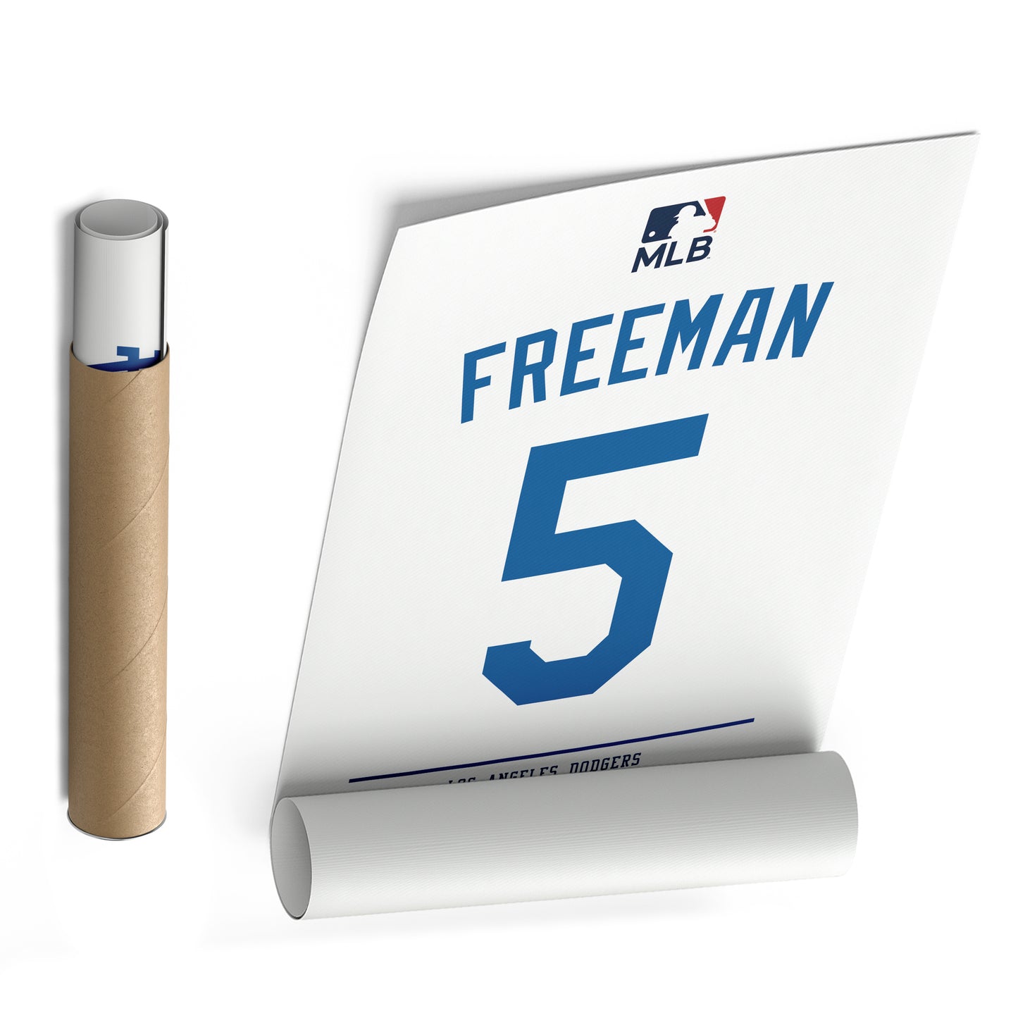 Freddie Freeman Dodgers Jersey Canvas Print | Wall Art Decor