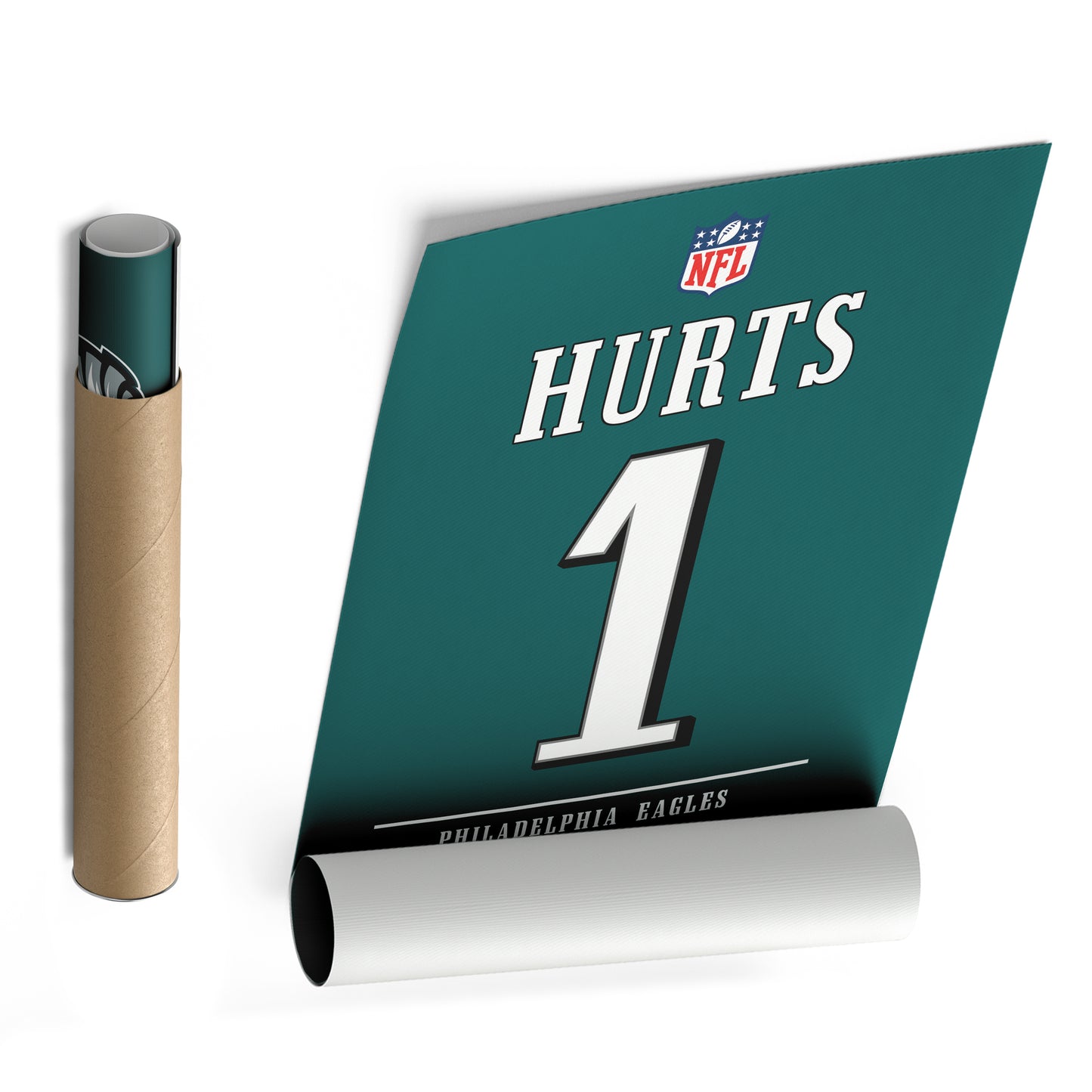 Jalen Hurts Eagles Jersey Canvas Print | Wall Art Decor