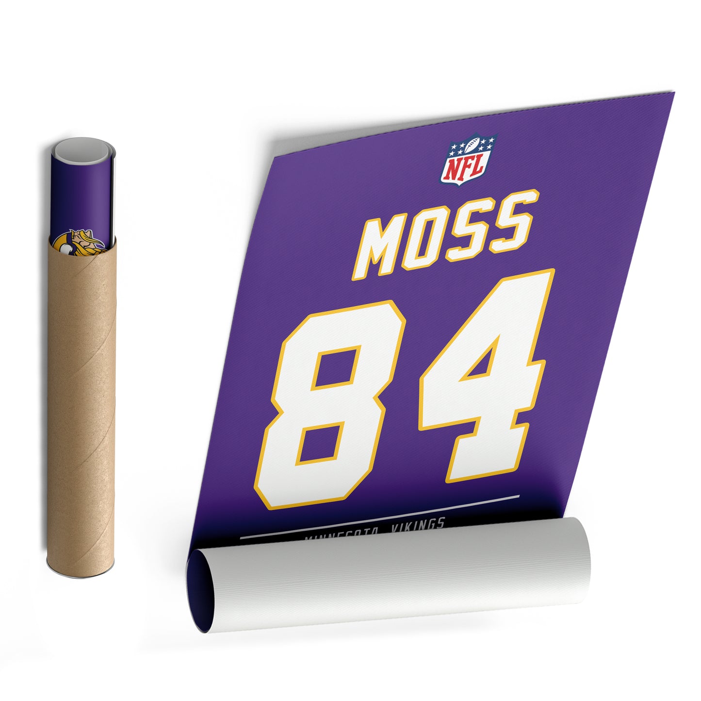 Randy Moss Vikings Jersey Canvas Print | Wall Art Decor