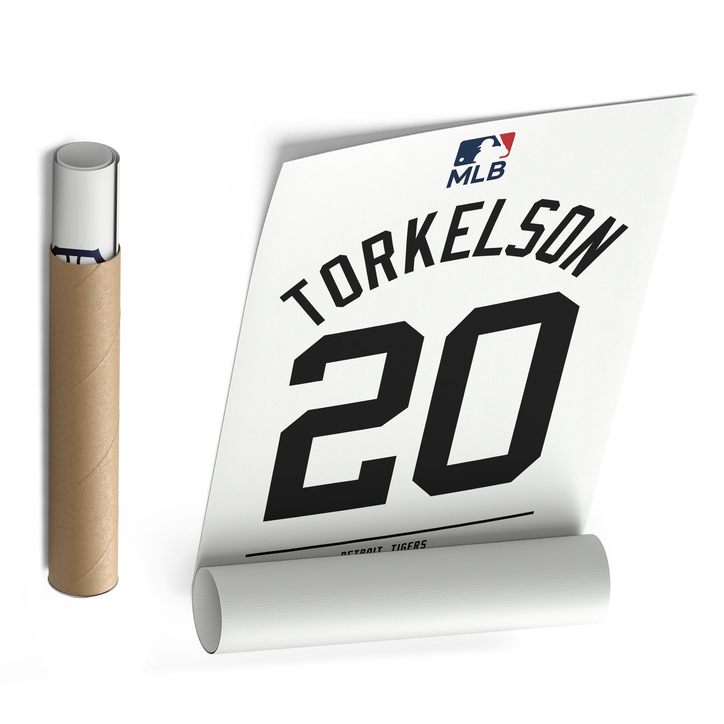 Spencer Torkelson Tigers Jersey Canvas Print | Wall Art Decor