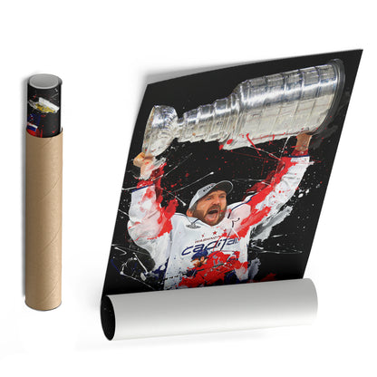 Alexander Ovechkin Washington Capitals Canvas Print | NHL Hockey Wall Art
