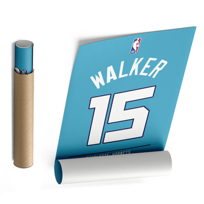 Kemba Walker Hornets Jersey Canvas Print | Wall Art Decor