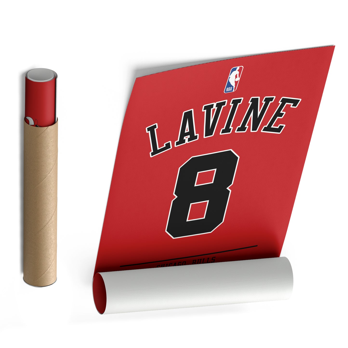Zach LaVine Bulls Jersey Canvas Print | Wall Art Decor