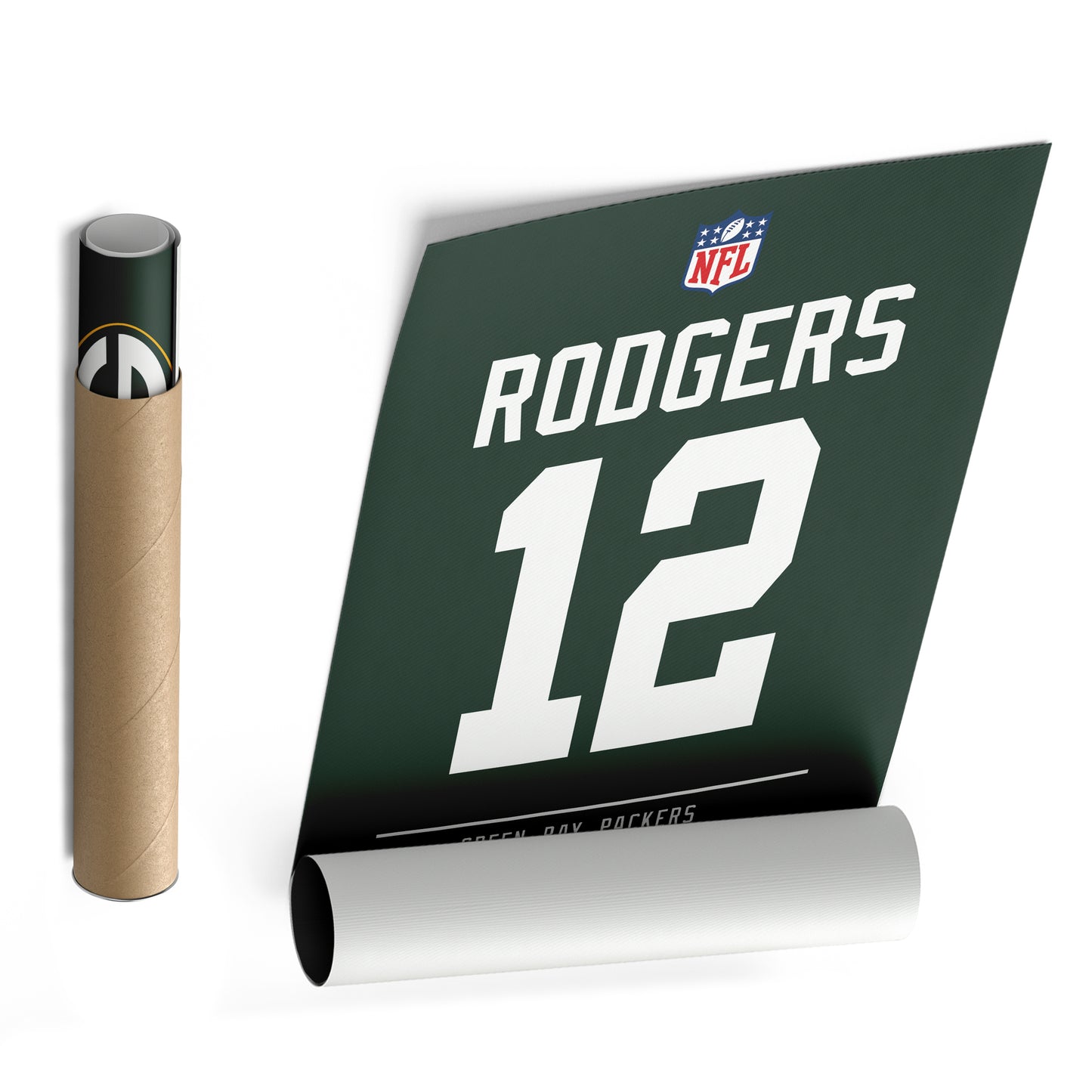 Aaron Rodgers Packers Jersey Canvas Print | Wall Art Decor