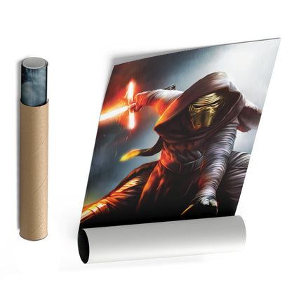 Kylo Ren Canvas Print | Star Wars Sith Warrior Wall Art