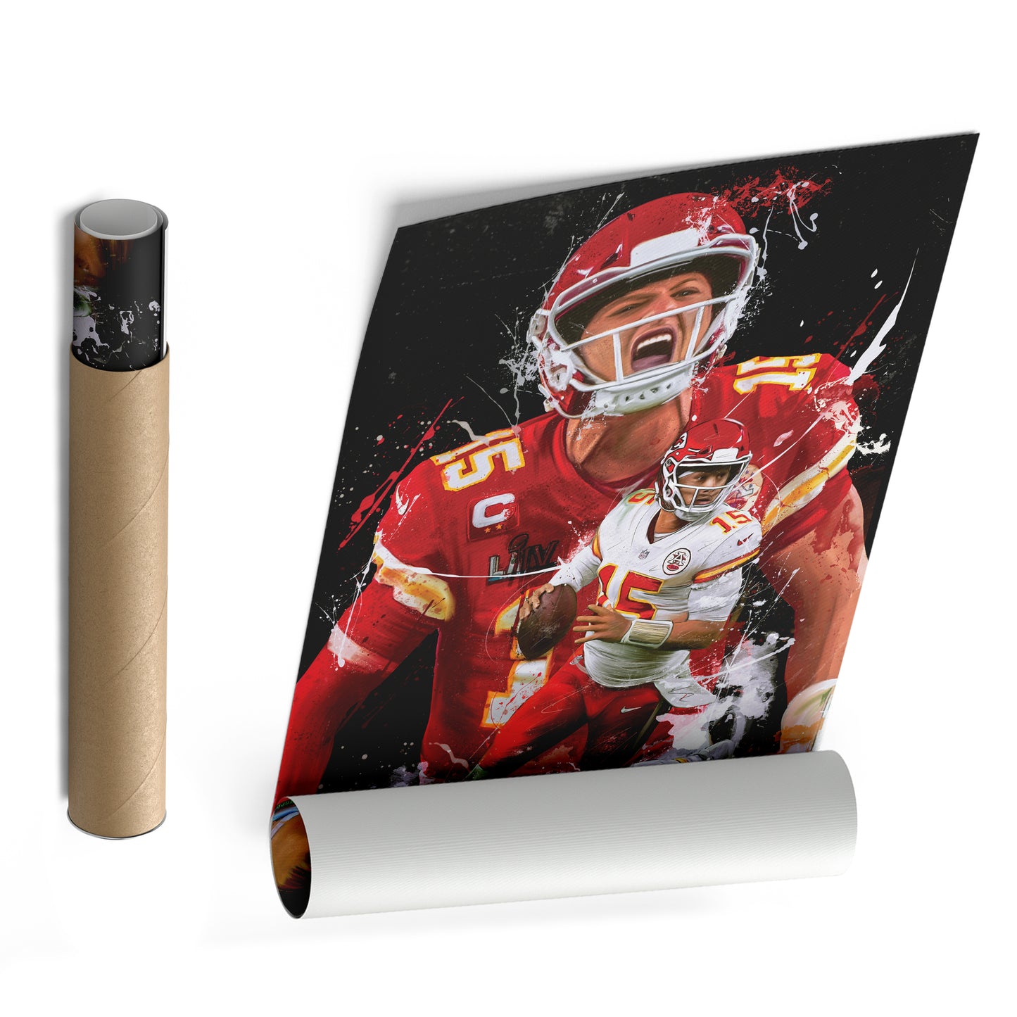 Patrick Mahomes Chiefs Canvas Print | Kansas City Football Wall Art