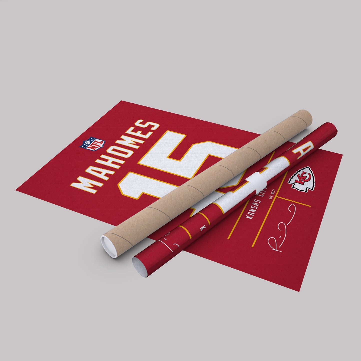 Patrick Mahomes Chiefs Jersey Canvas Print | Wall Art Decor