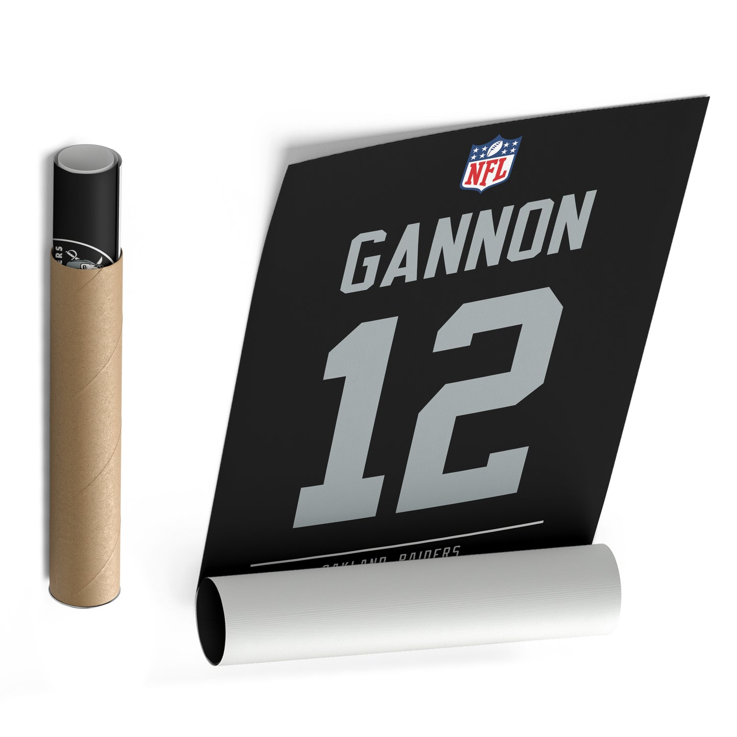 Rich Gannon Oakland Raiders Jersey Canvas Wall Art