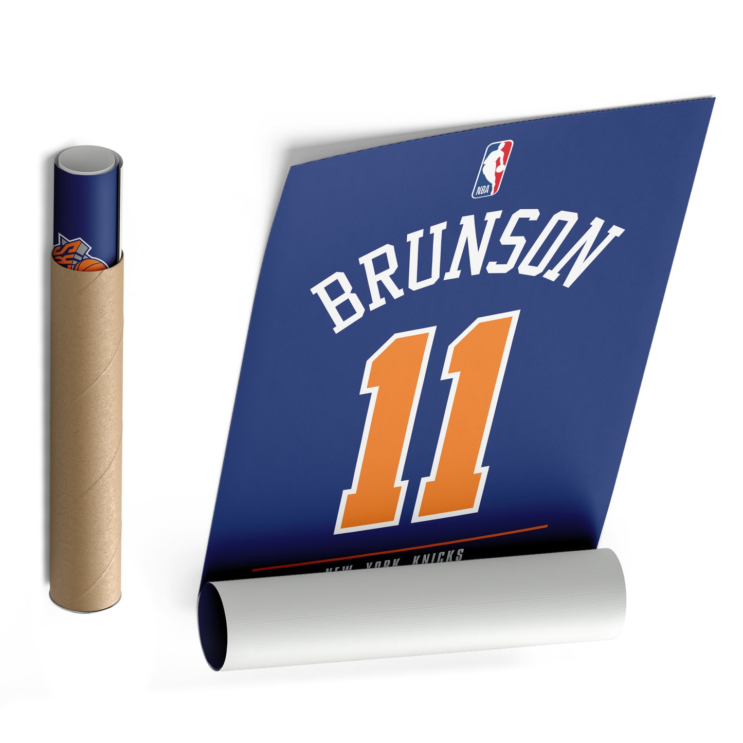 Jalen Brunson New York Knicks Jersey Canvas Wall Art