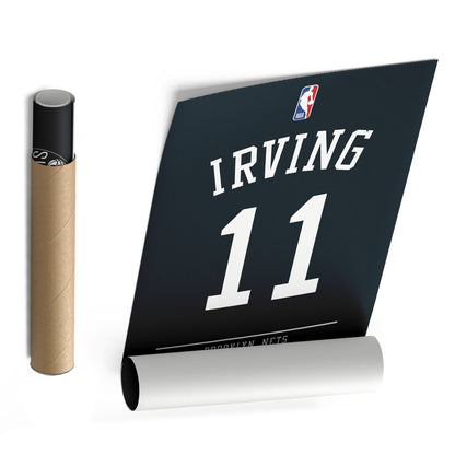 Kyrie Irving Nets Jersey Canvas Print | Wall Art Decor