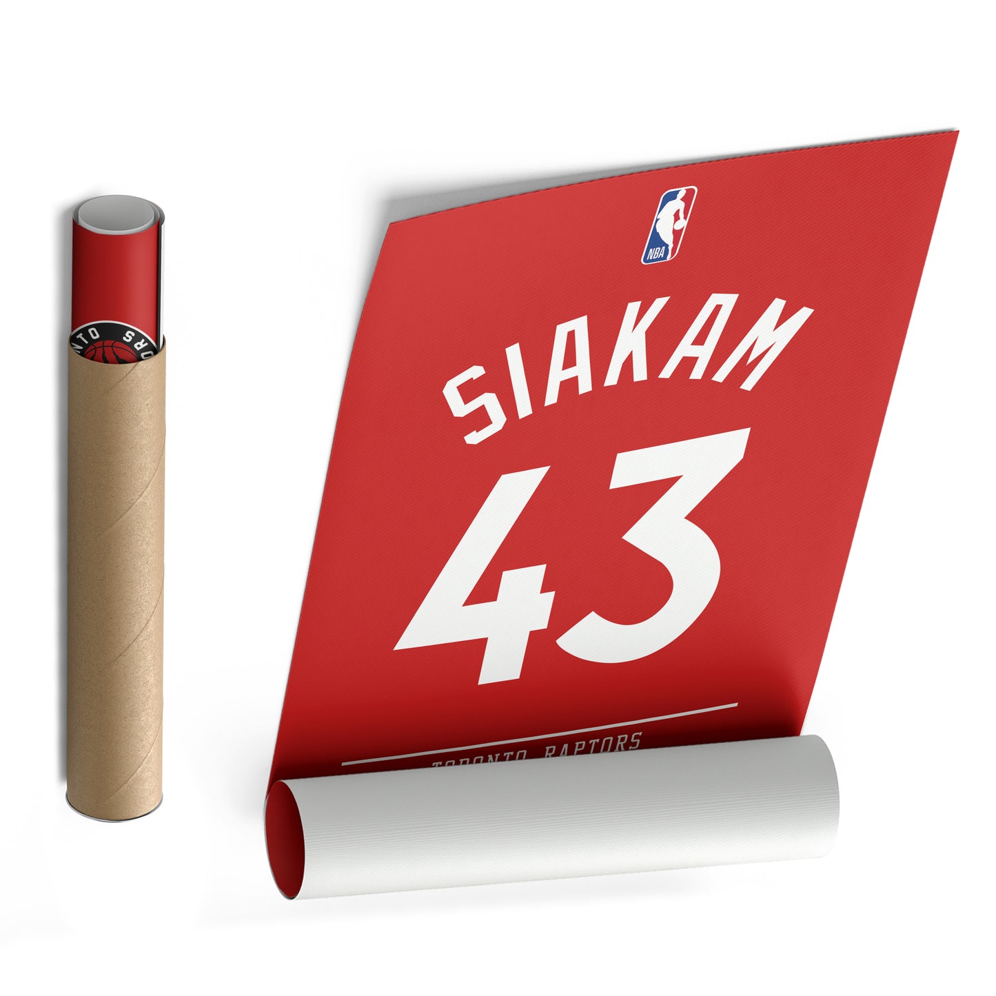 Pascal Siakam Raptors Jersey Canvas Print | Wall Art Decor