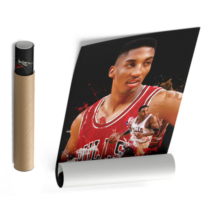 Scottie Pippen Bulls Canvas Print | Chicago Basketball Wall Art