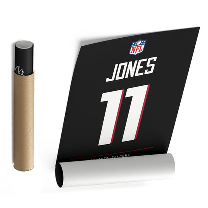 Julio Jones Atlanta Falcons Jersey Canvas Wall Art