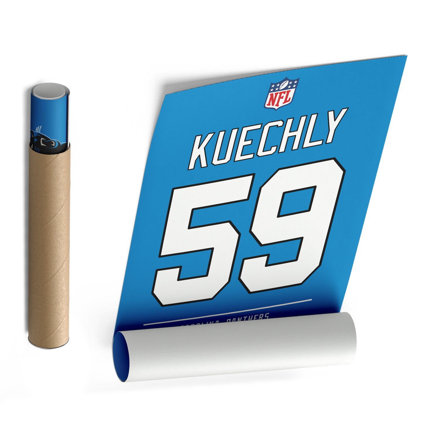 Luke Kuechly Panthers Jersey Canvas Print | Wall Art Decor