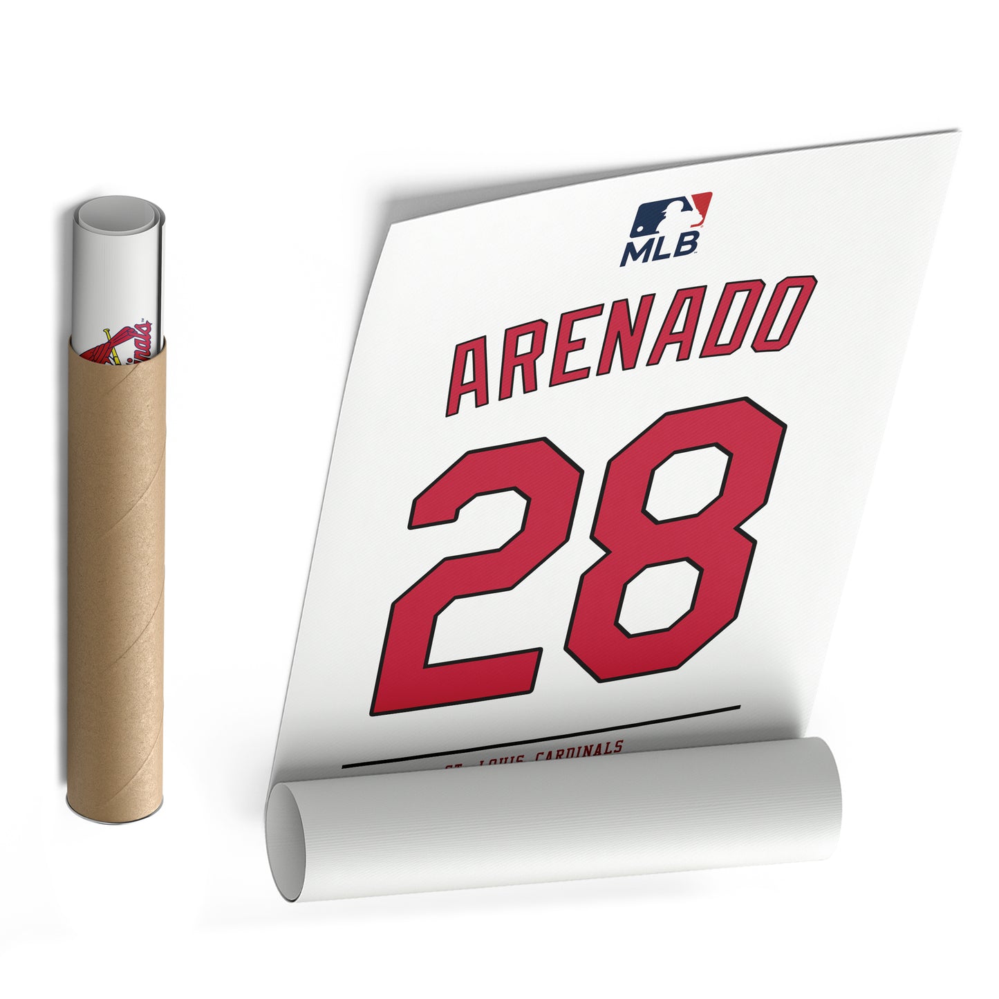 Nolan Arenado Cardinals Jersey Canvas Print | Wall Art Decor