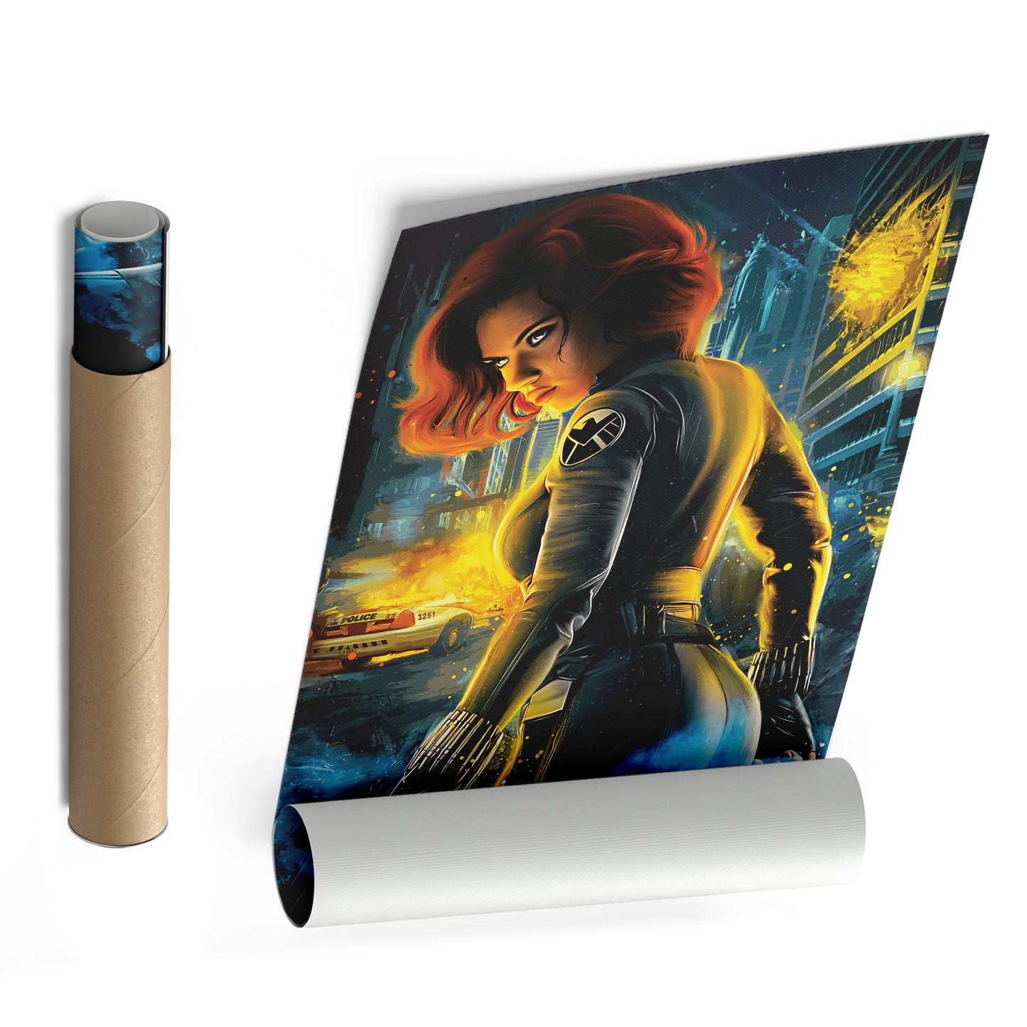 Black Widow Canvas Print | Marvel Superhero Wall Art