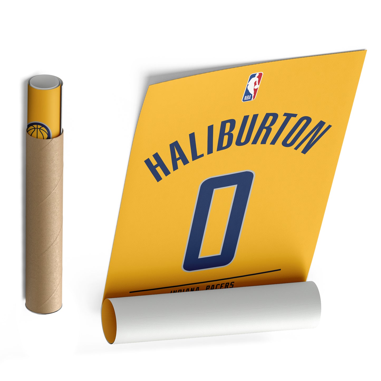 Tyrese Haliburton Indiana Pacers Jersey Canvas Wall Art