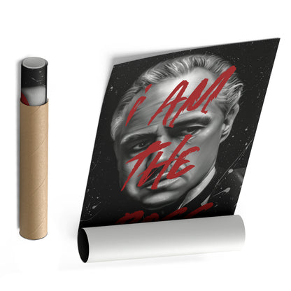 Vito Corleone 'I Am The Boss' Canvas Print | The Godfather Wall Art