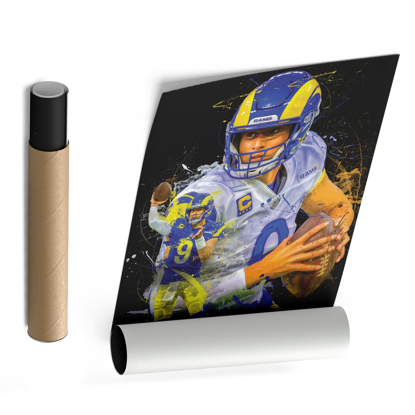 Matthew Stafford Rams Canvas Print | Los Angeles Football Wall Art