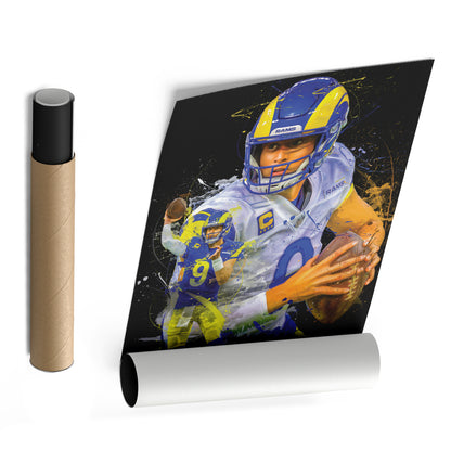 Matthew Stafford Rams Canvas Print | Los Angeles Football Wall Art