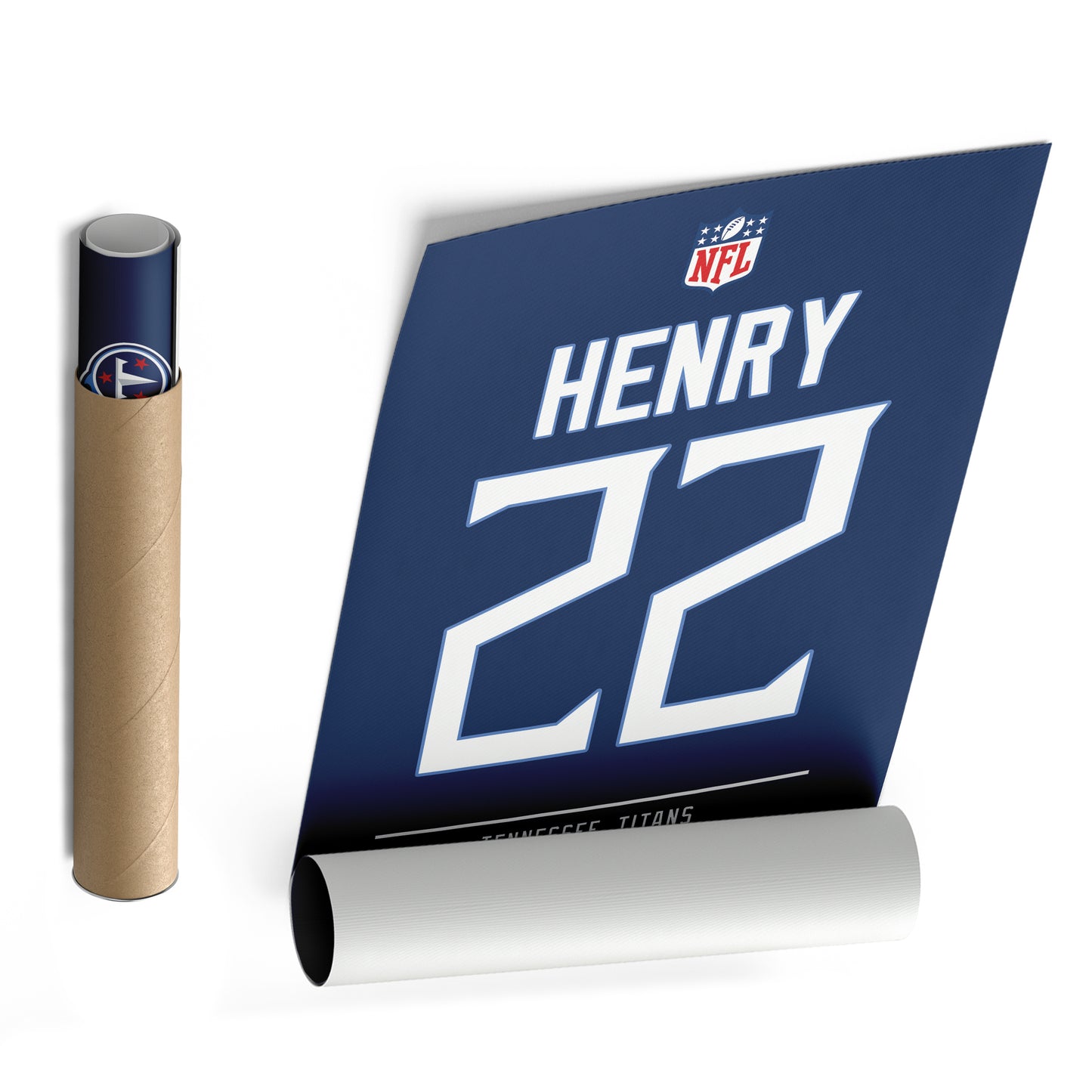 Derrick Henry Titans Jersey Canvas Print | Wall Art Decor