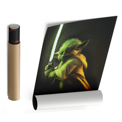 Master Yoda Canvas Print | Star Wars Jedi Master Wall Art