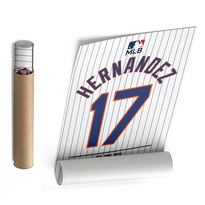 Keith Hernandez New York Mets Jersey Canvas Wall Art
