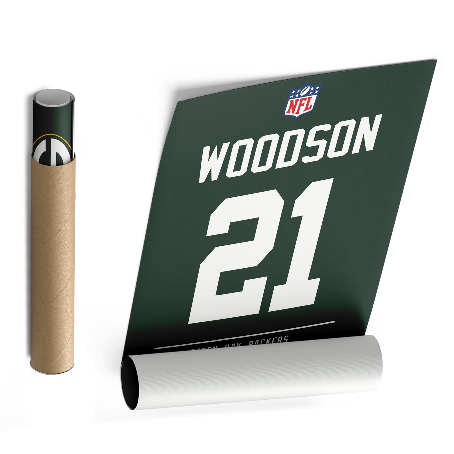 Charles Woodson Packers Jersey Canvas Print | Wall Art Decor
