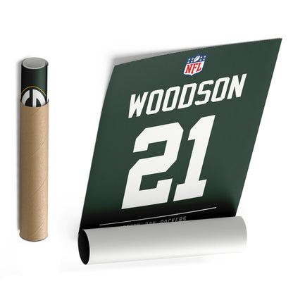 Charles Woodson Packers Jersey Canvas Print | Wall Art Decor