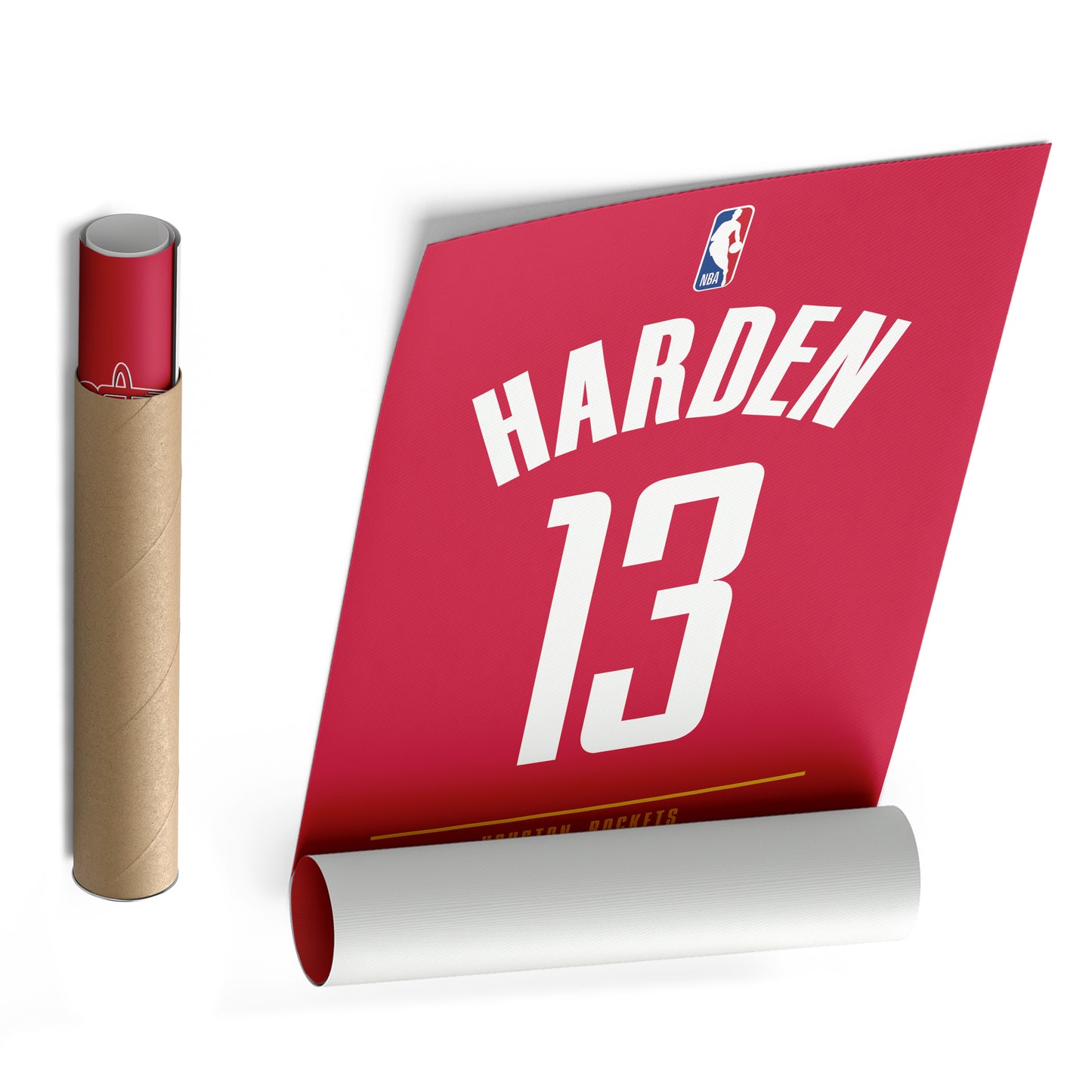 James Harden Houston Rockets Jersey Canvas Wall Art