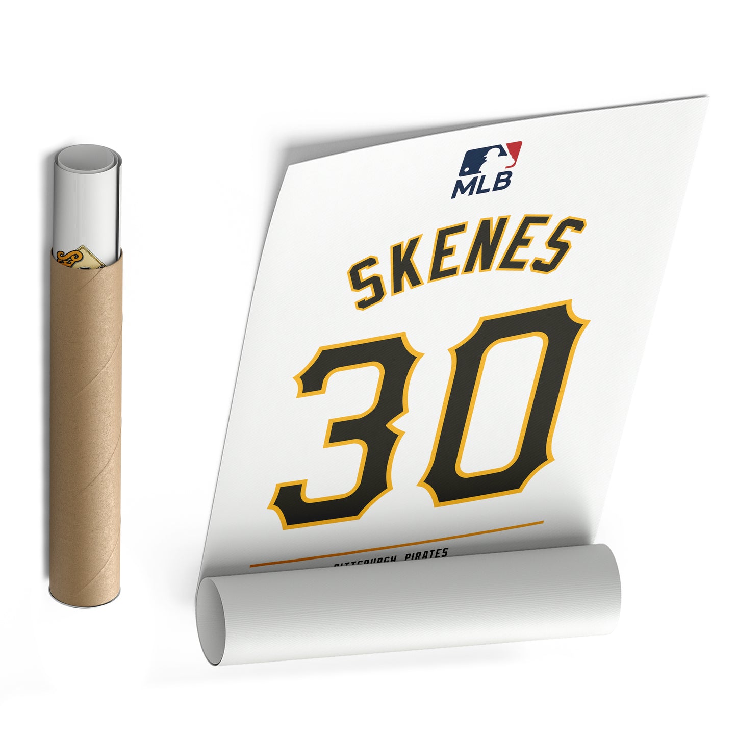 Paul Skenes Pirates Jersey Canvas Print | Wall Art Decor
