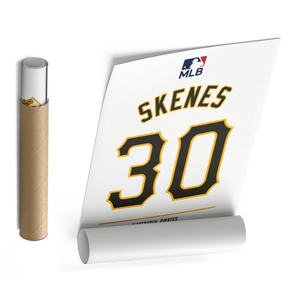 Paul Skenes Pirates Jersey Canvas Print | Wall Art Decor