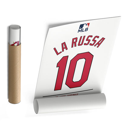 Tony La Russa St. Louis Cardinals Jersey Canvas Wall Art