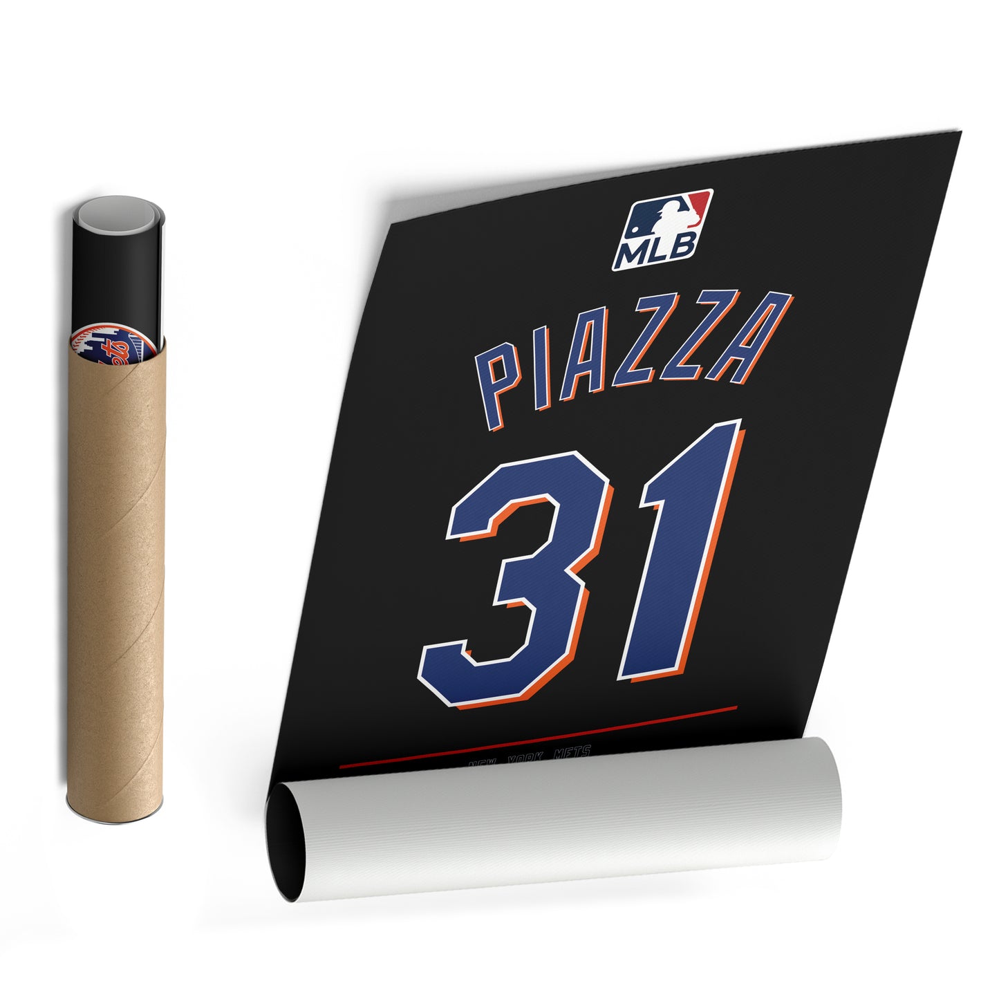 Mike Piazza Mets Jersey Canvas Print | Wall Art Decor