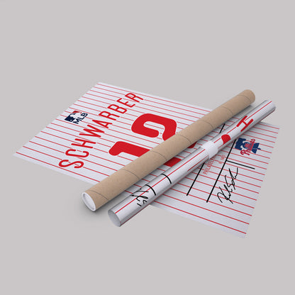 Kyle Schwarber Phillies Jersey Canvas Print | Wall Art Decor