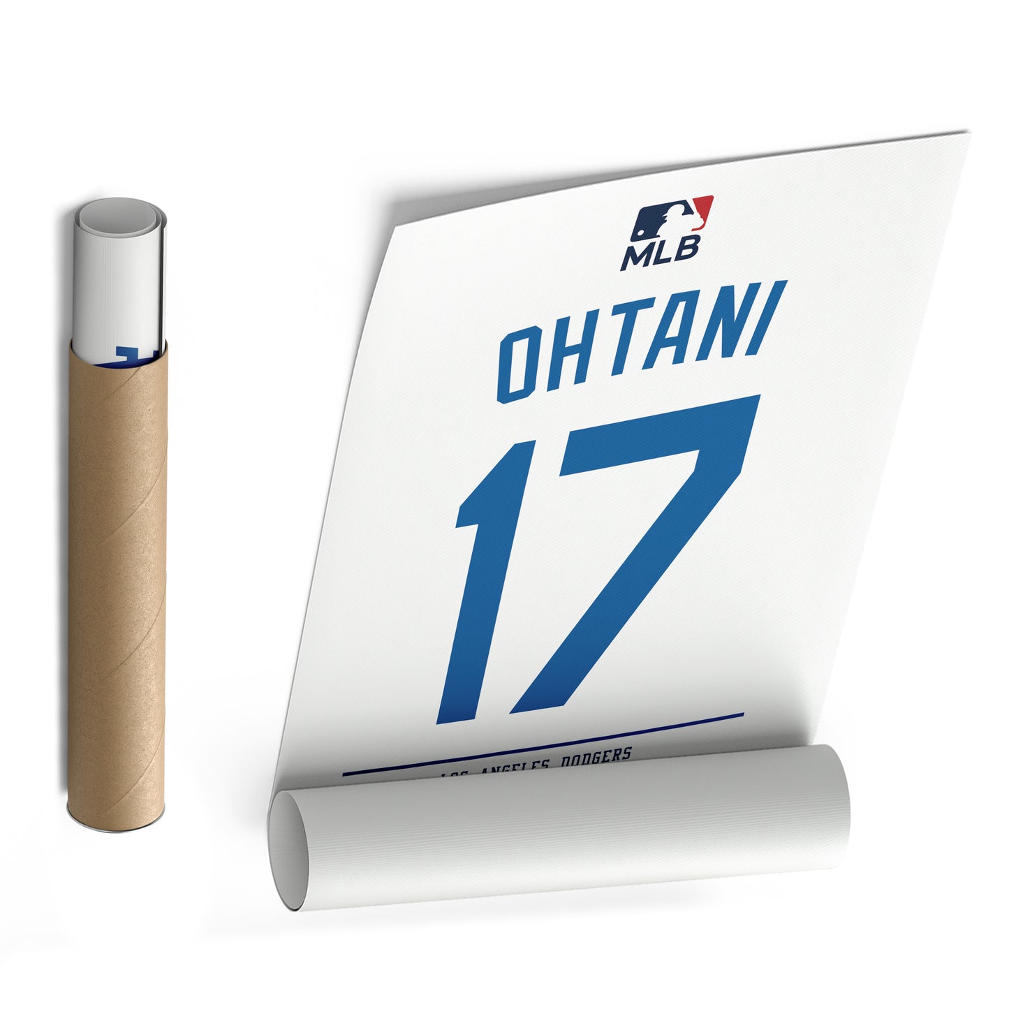 Shohei Ohtani Dodgers Jersey Canvas Print | Wall Art Decor