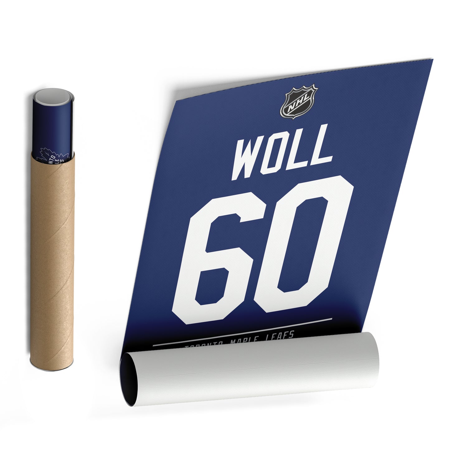 Joseph Woll Maple Leafs Jersey Canvas Print | Wall Art Decor