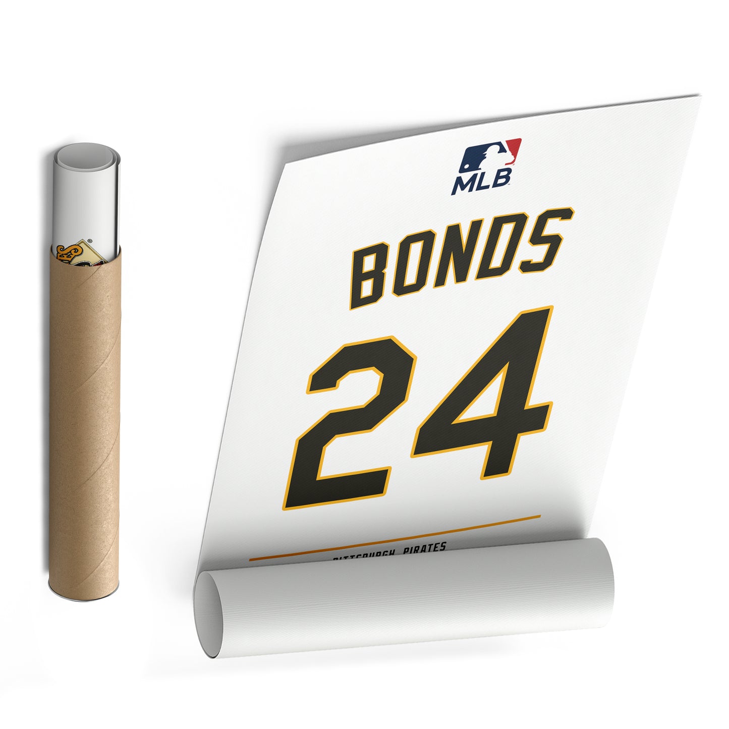 Barry Bonds Pirates Jersey Canvas Print | Wall Art Decor