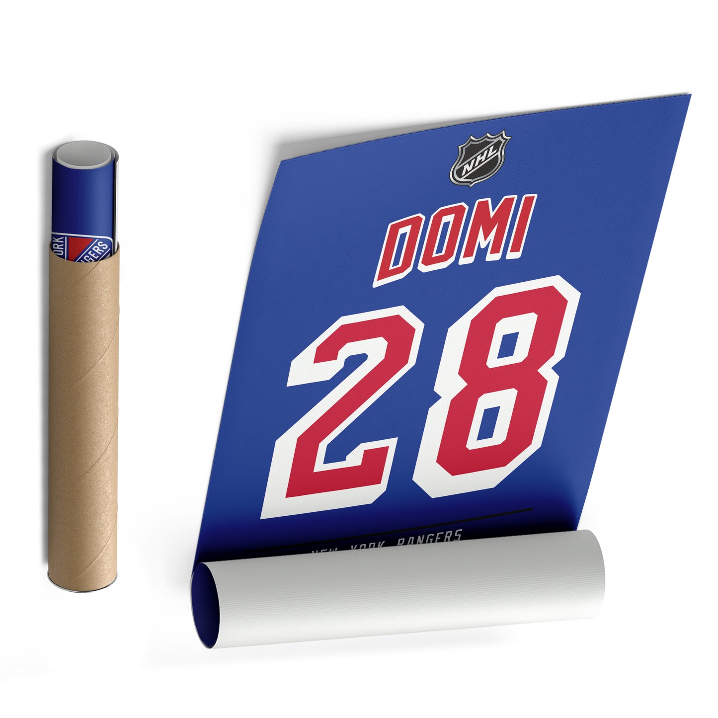 Tie Domi Rangers Jersey Canvas Print | Wall Art Decor