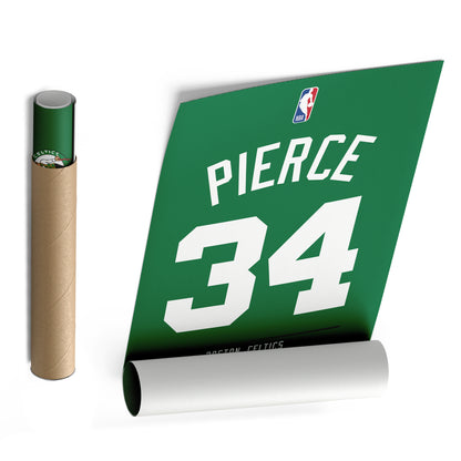 Paul Pierce Boston Celtics Jersey Canvas Wall Art