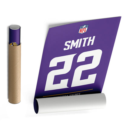 Harrison Smith Minnesota Vikings Jersey Canvas Wall Art