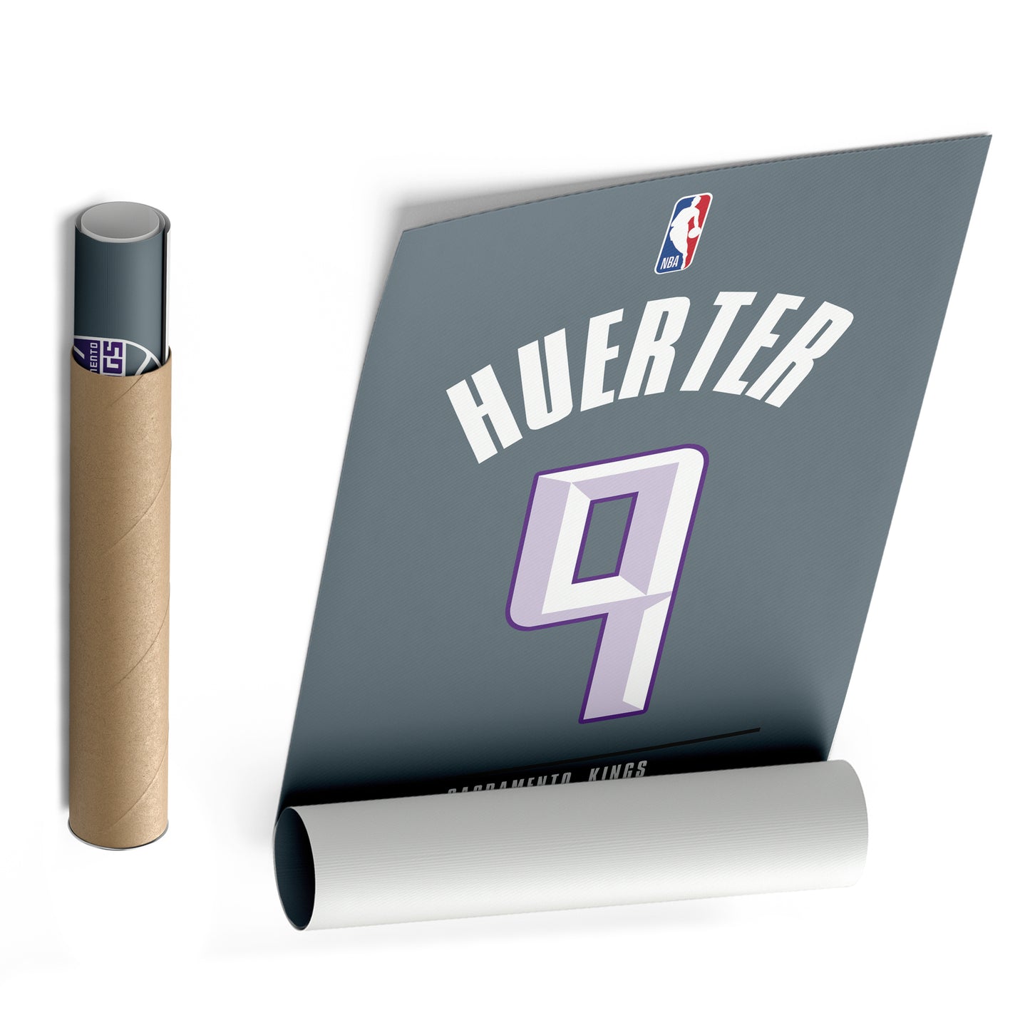 Kevin Huerter Kings Jersey Canvas Print | Wall Art Decor
