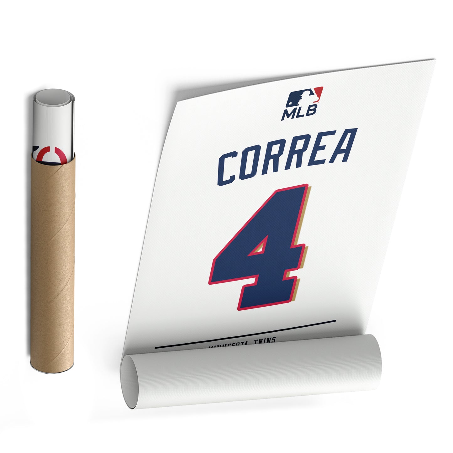 Carlos Correa Twins Jersey Canvas Print | Wall Art Decor